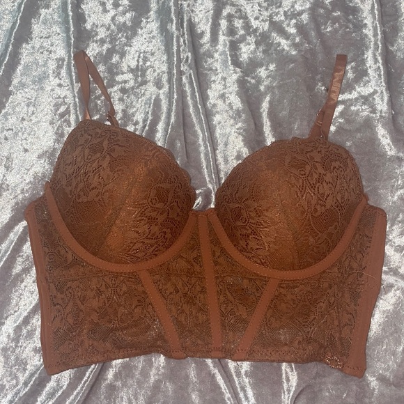Brown Corset Top - Picture 1 of 2